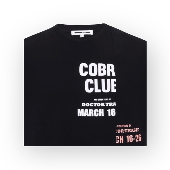 new McQ • Alexander McQueen ★ Cobra Club Patchwork Graphic T Shirt Tee ★ Black L - Picture 4 of 16